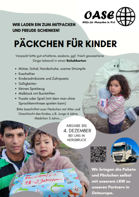 Paket für Kinder